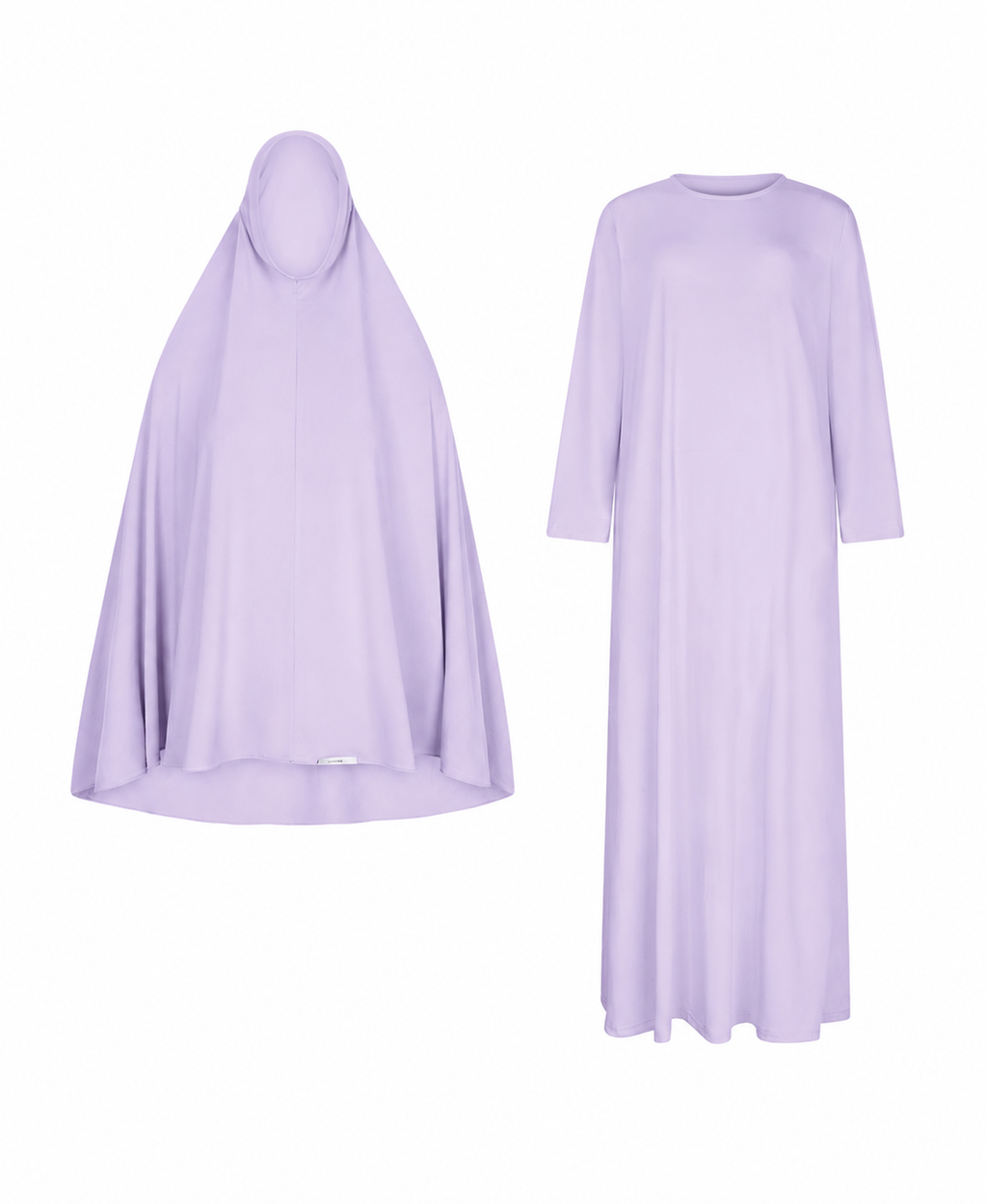 Khimaarset met Jurk | Lilac