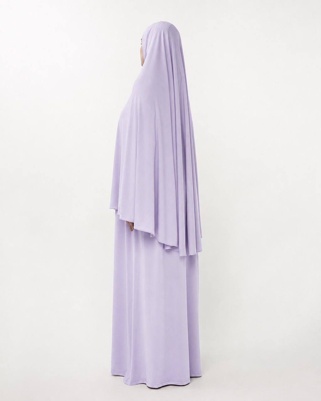 Khimaarset met Jurk | Lilac