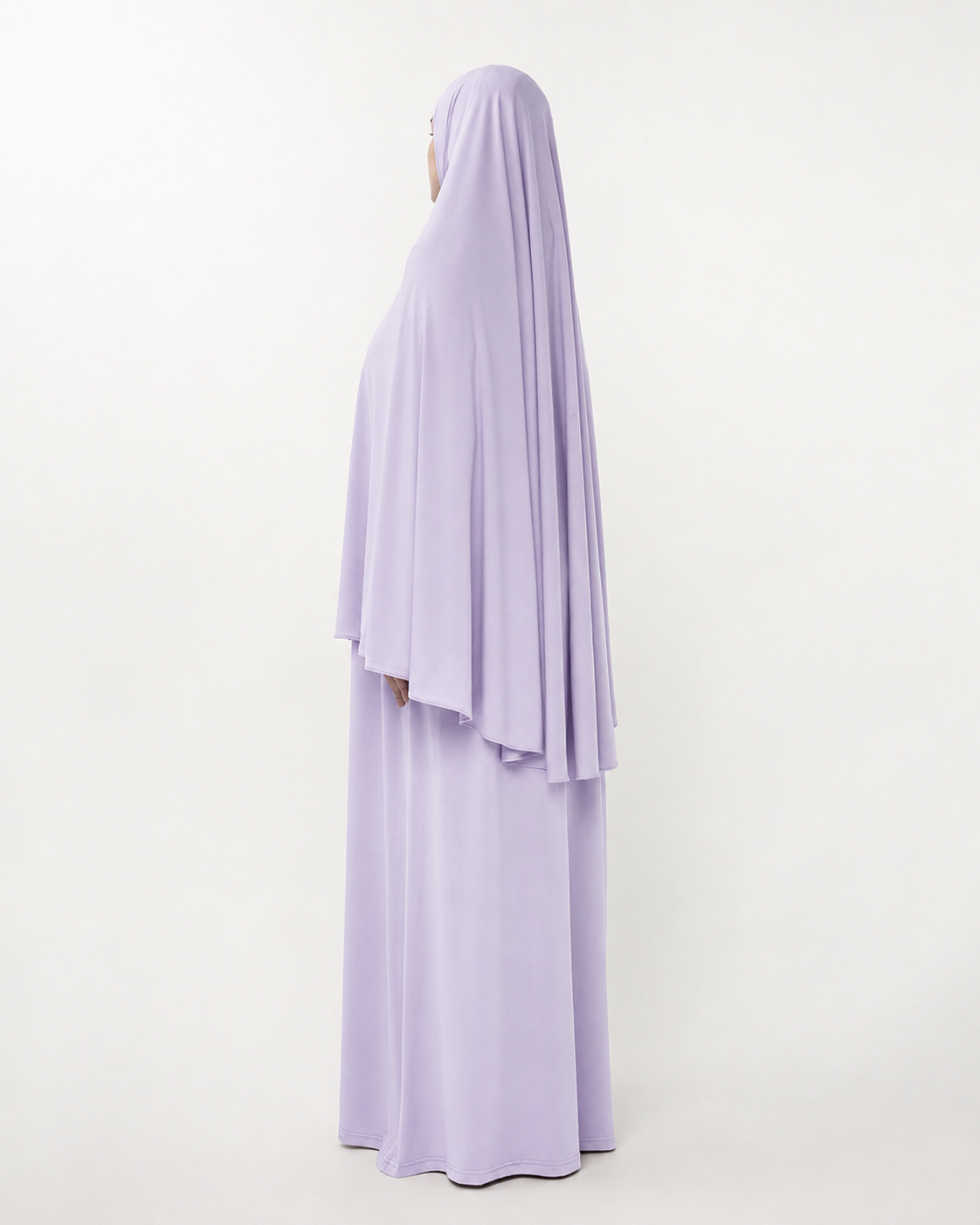 Khimaarset met Jurk | Lilac
