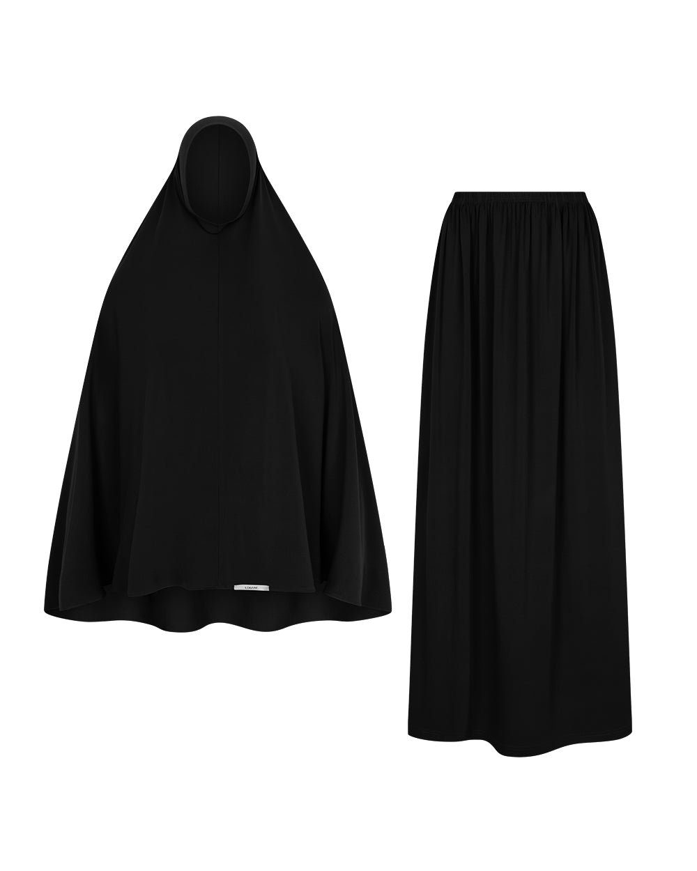 Khimaarset met Rok | Jet Black