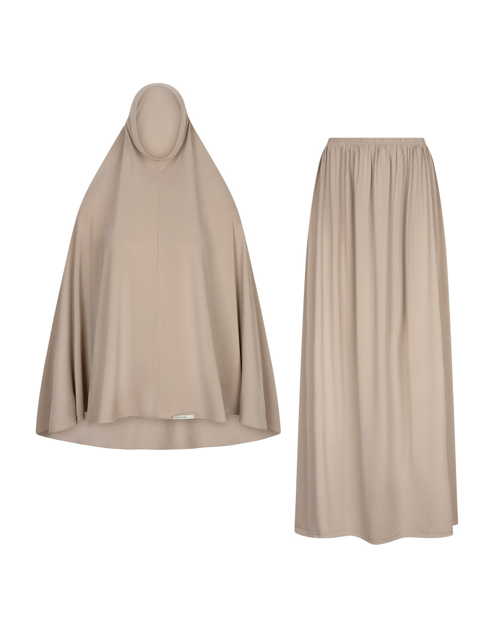 Khimaarset met Rok | Greige